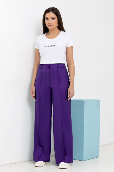 Брюки, жакет Gold Style 2709 фиолетовый - фото 3