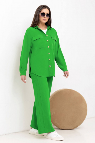 Брюки, жакет Gold Style 2715 зеленый - фото 9