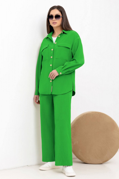 Брюки, жакет Gold Style 2715 зеленый - фото 8