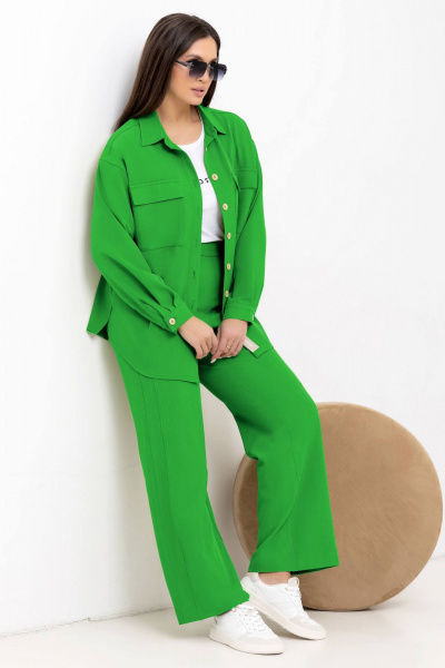 Брюки, жакет Gold Style 2715 зеленый - фото 7