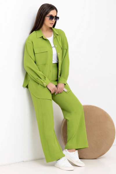 Брюки, жакет Gold Style 2715 салатовый - фото 7