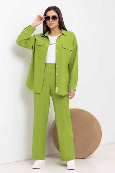 Брюки, жакет Gold Style 2715 салатовый - фото 1