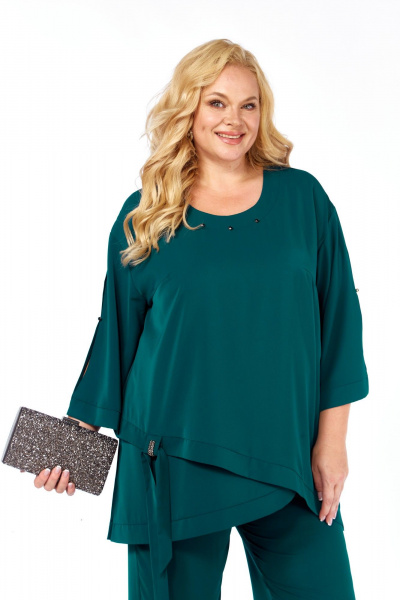 Брюки, туника Tensi 401 темная_бирюза - фото 4