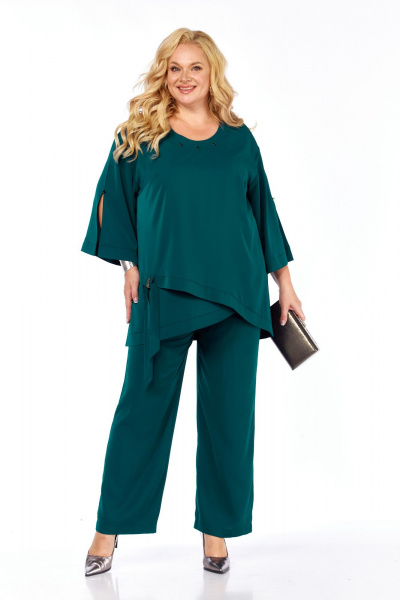Брюки, туника Tensi 401 темная_бирюза - фото 3