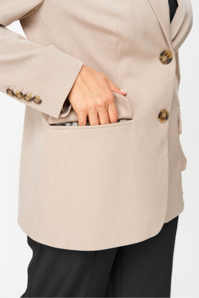 Жакет AVA fashion М-148 бежевый - фото 10