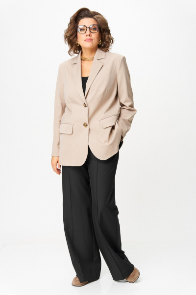 Жакет AVA fashion М-148 бежевый - фото 7