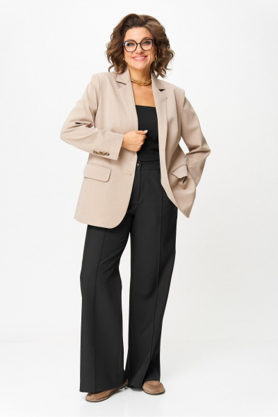 Жакет AVA fashion М-148 бежевый - фото 5