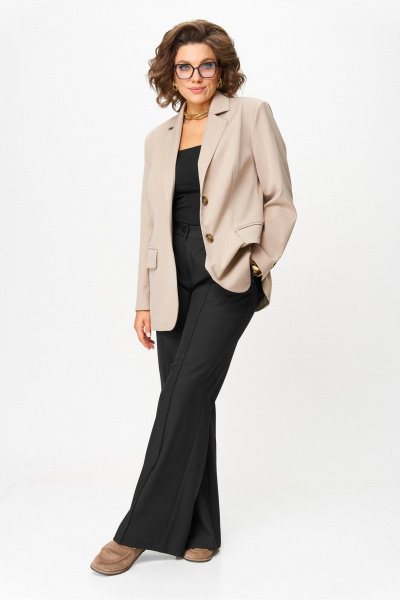 Жакет AVA fashion М-148 бежевый - фото 2