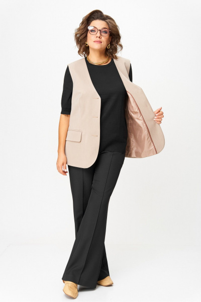 Жилет AVA fashion М-149 бежевый - фото 7