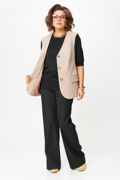 Жилет AVA fashion М-149 бежевый - фото 6