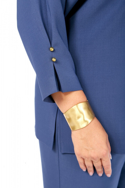 Блуза, брюки СиБон 0371 гогубой - фото 3