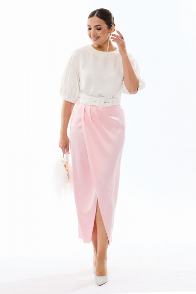 Блуза, юбка Golden Valley 6588 молочно-розовый - фото 1