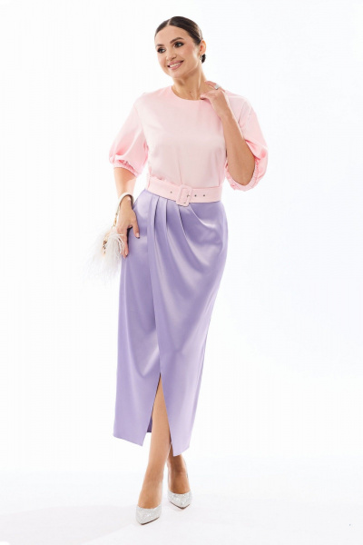 Блуза, юбка Golden Valley 6588 розово-сиреневый - фото 1