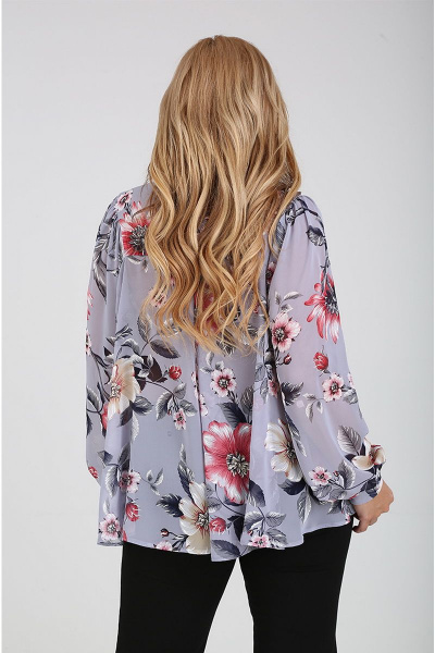 Блуза Таир-Гранд 62376 серый - фото 3