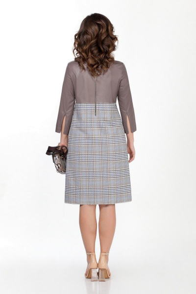 Платье TEZA 2363 бежевый - фото 2