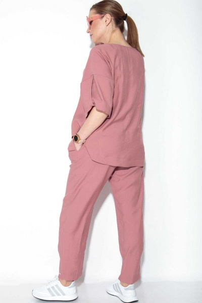 Блуза, брюки SOVA 11095 розовый - фото 6