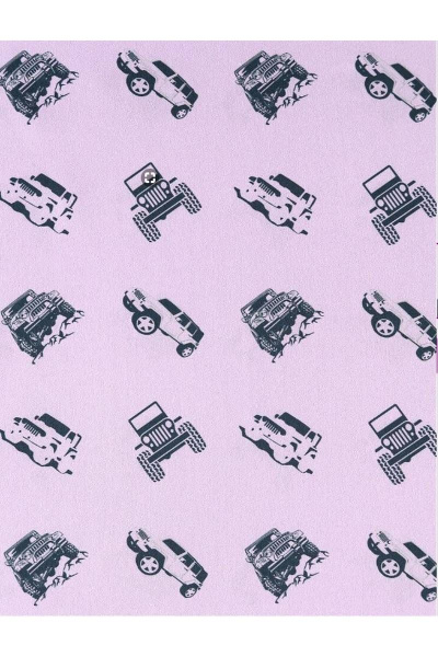 Демисезонный снуд с цифровым рисунком фиолетовый 70х85 см TrendCorner 1-1-29-296 1617-3 - фото 2