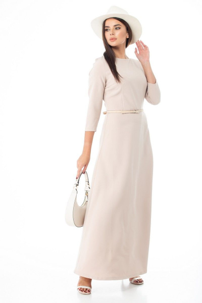 Платье Anelli 268 пудра - фото 1