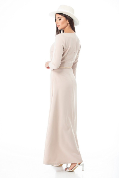 Платье Anelli 268 пудра - фото 7