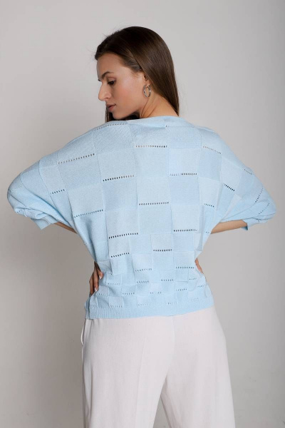 Джемпер Romgil 476-5ТЗ бледно-голубой - фото 3