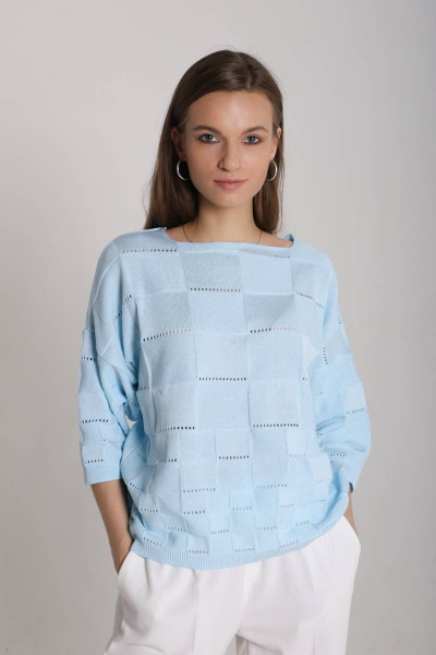 Джемпер Romgil 476-5ТЗ бледно-голубой - фото 2