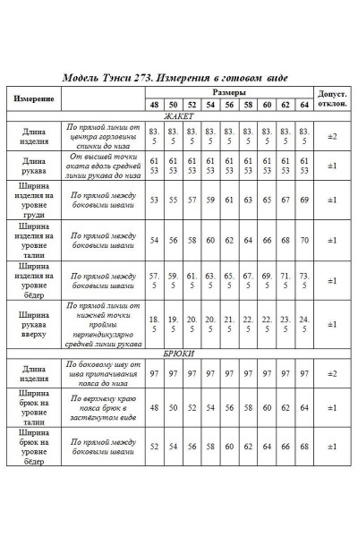 Брюки, жакет, футболка Tensi 273 голубой - фото 2