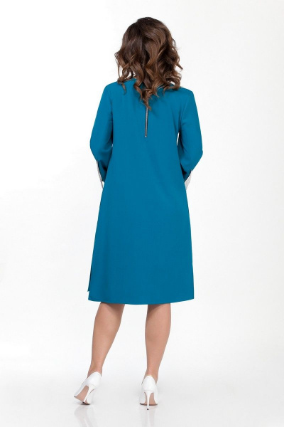 Платье TEZA 1836 бирюза - фото 3