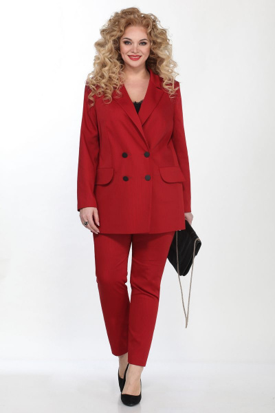 Брюки прямые зауженные из текстиля с карманами Matini 5.1473 - фото 2