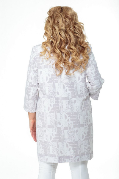 Кардиган БелЭльСтиль 813 светло-серый - фото 4