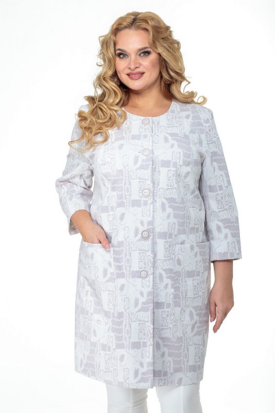 Кардиган БелЭльСтиль 813 светло-серый - фото 1