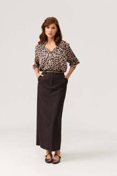 Блуза Панда 103043 бежевый - фото 4