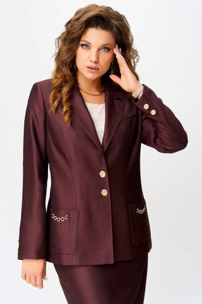 Жакет, юбка Fita 3141 бразилин - фото 7