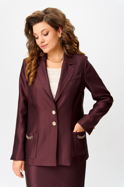 Жакет, юбка Fita 3141 бразилин - фото 6