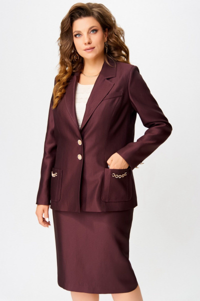 Жакет, юбка Fita 3141 бразилин - фото 5