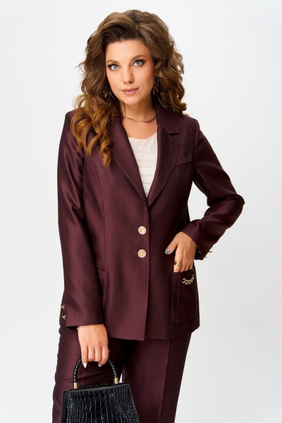 Брюки, жакет Fita 3142 бразилин - фото 6