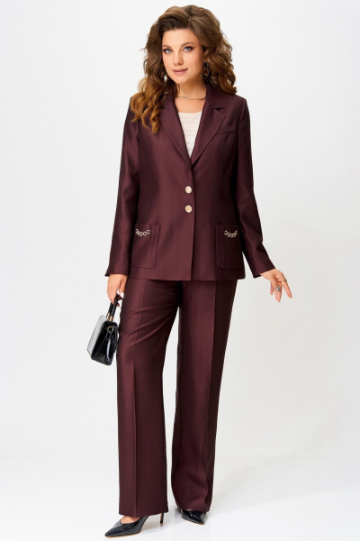 Брюки, жакет Fita 3142 бразилин - фото 4