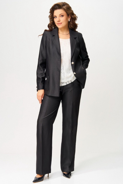 Брюки, жакет Fita 3144 черный - фото 4