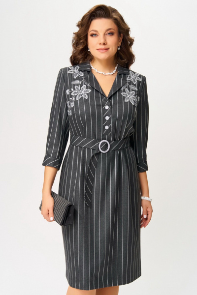 Платье Fita 5072 графит - фото 3