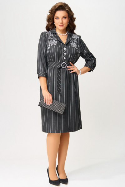 Платье Fita 5072 графит - фото 1