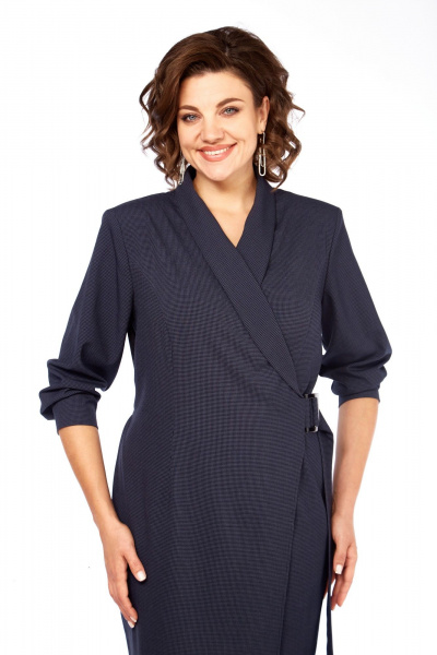 Платье Диомант 2104 синий - фото 4