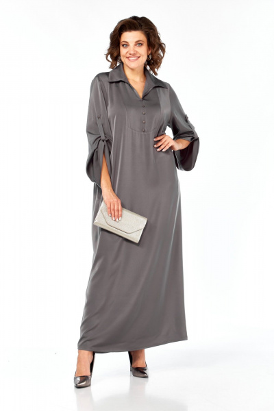 Платье Диомант 2106 графит - фото 4