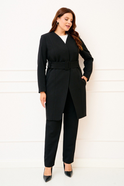 Брюки, жакет IVA 1832 черный - фото 10