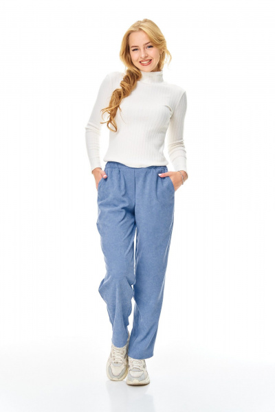 Брюки, рубашка T&N 7688 голубой_бархат - фото 10