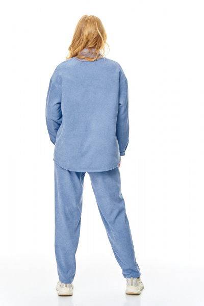 Брюки, рубашка T&N 7688 голубой_бархат - фото 9