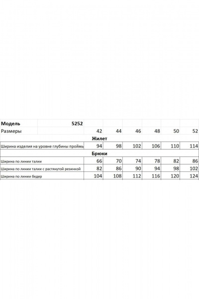 Брюки, жилет Fantazia Mod 5252 - фото 6