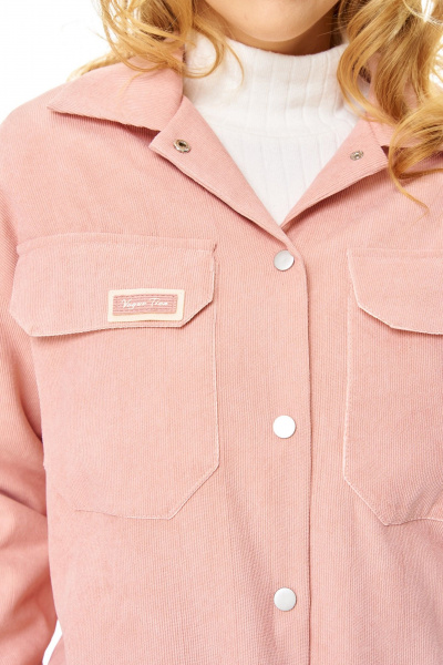 Рубашка T&N 7689 пудра_бархат - фото 3