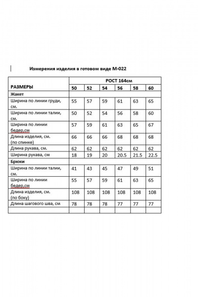 Брюки, жакет Kauhanka 022 серый_полоска - фото 7