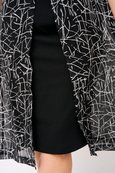 Платье IVA 1816 черный - фото 6