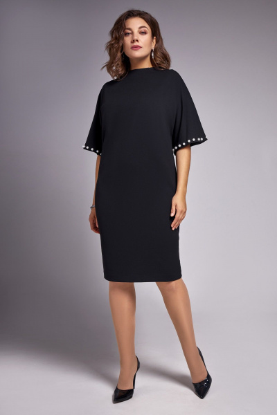 Платье IVA 1531 черный - фото 2