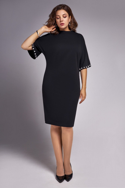 Платье IVA 1531 черный - фото 1